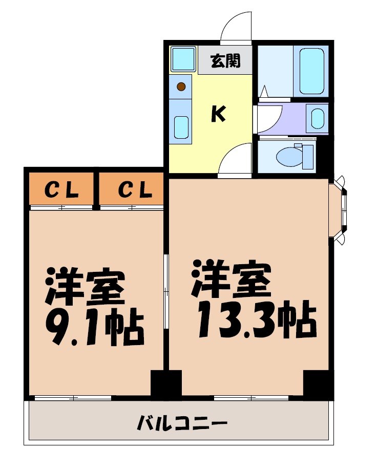 ヒルトップハウス 間取り図