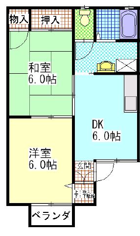 リヴェールＣ 間取り図