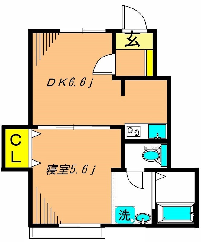クレスト洗足 間取り図