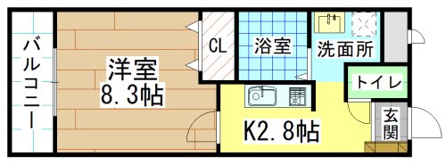 Forest court Ⅰ 間取り