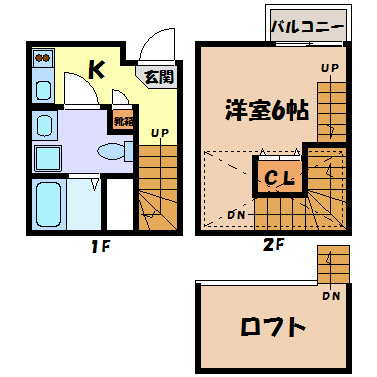 オーフォレスト 間取り図
