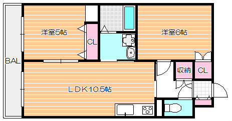 ＦＬＡＴ4 間取り