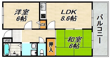 アイマンション長尾 間取り図