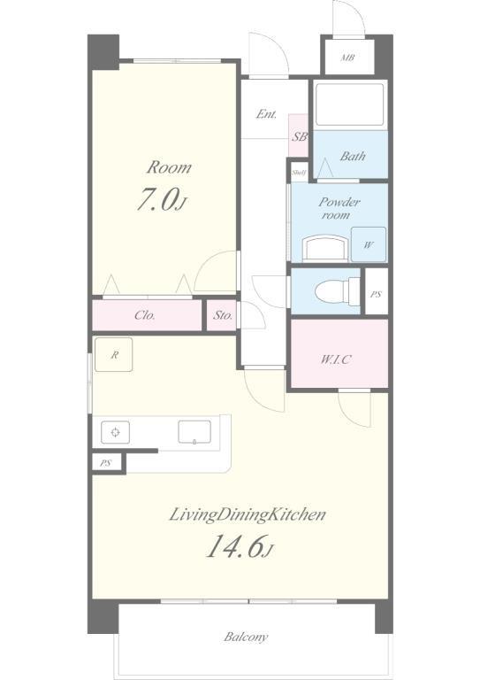 レ・ゼール 間取り図