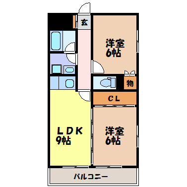 ファミーユ白川 間取り図