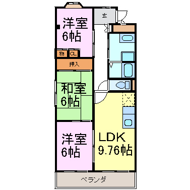 エミネンスＭ 間取り図