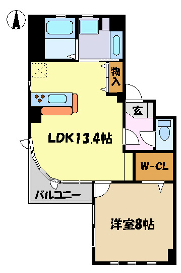 プライムヒルズ 間取り図