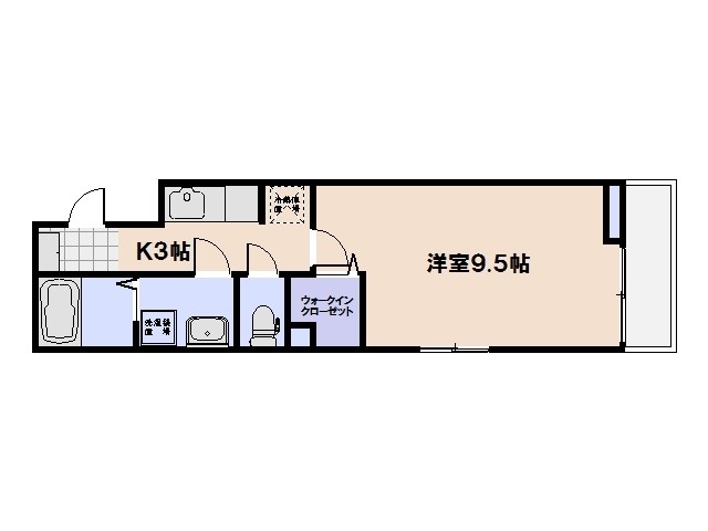 ラ ベレッツァ 303号室 間取り