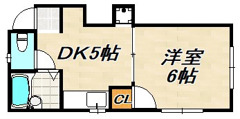 東須磨ハイツ 間取り図