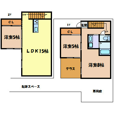 メゾンドケイアネックス 間取り図
