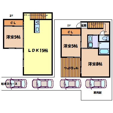 メゾンドケイアネックス 間取り図