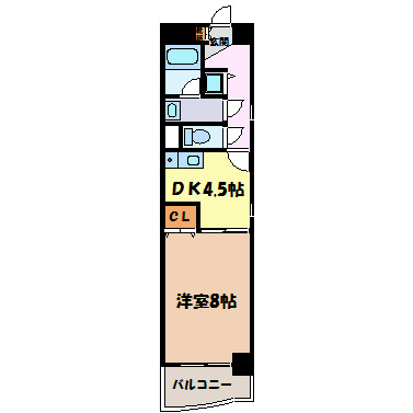 グランシャリオ名駅南 間取り図