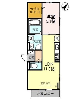 シェソワ　フルール 間取り