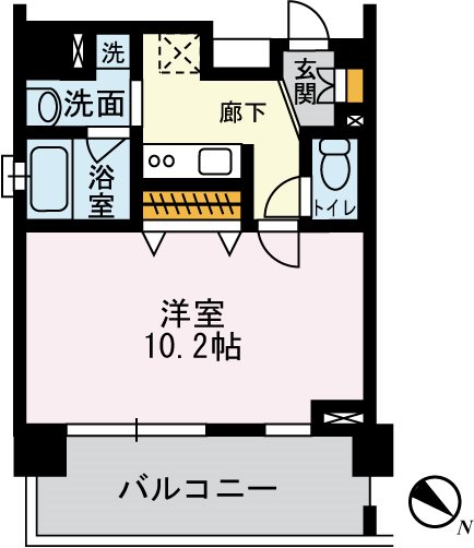 メゾンシンテイⅠ 503号室 間取り