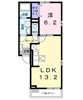 アプリコット瓜生 間取り