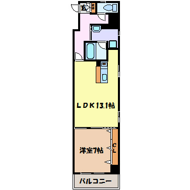 BPRレジデンス金山 間取り図