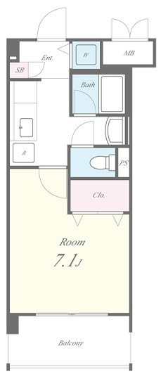 ボンジュールアネックス 間取り図