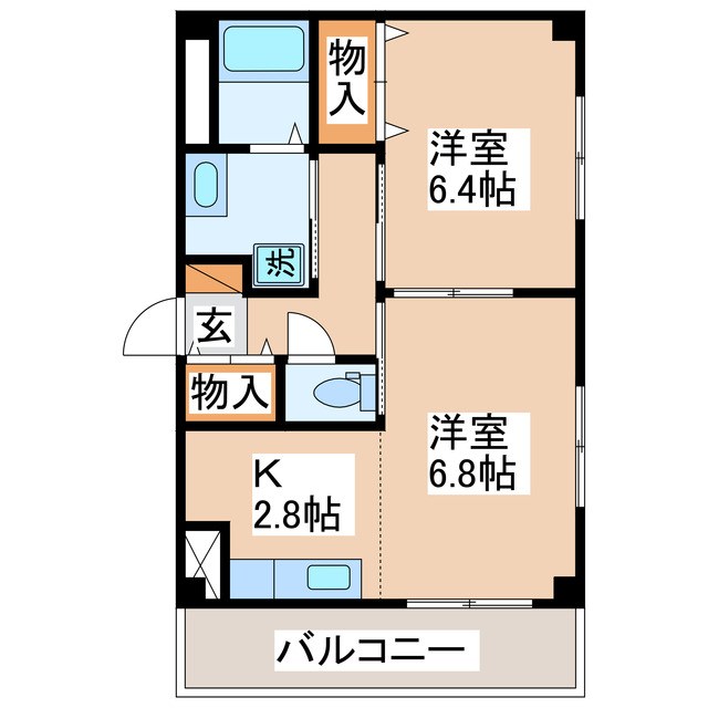 ヴィラールMK 間取り