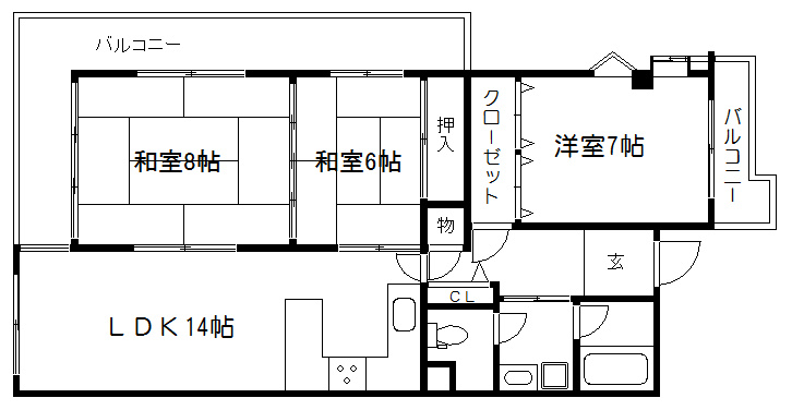 アーバン紫園 間取り