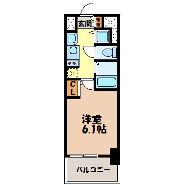 プレサンス名古屋STATIONアブソリュート 間取り図