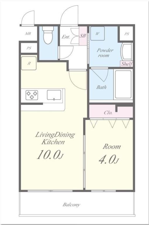 ユリ乃ヒルズ 間取り図