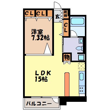 レジディア東桜Ⅱ 間取り図