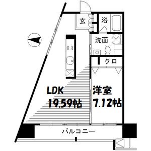 レジディア東桜Ⅱ 間取り図