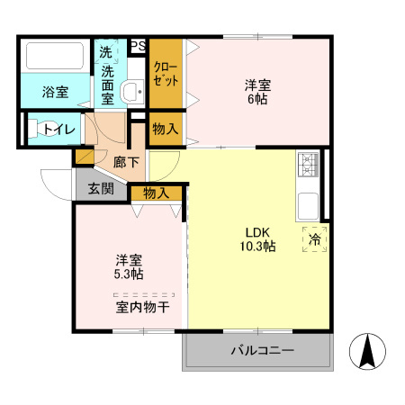 ゼルコバ 間取り図