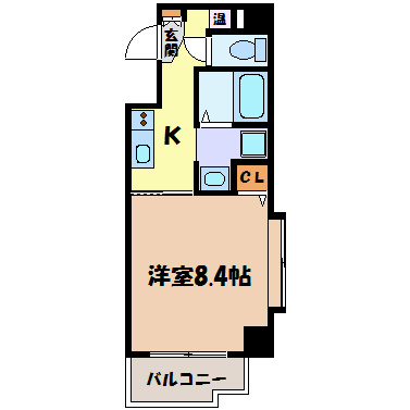 アーバンフラッツ伏見 間取り図