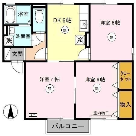 サニーハイツA 間取り
