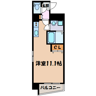 ウイングコート徳川 間取り図