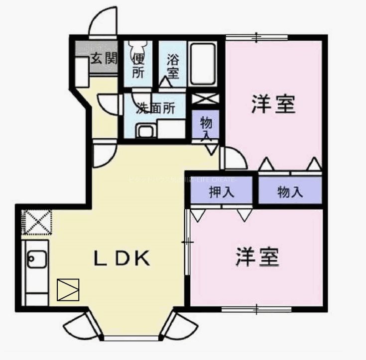 バイオレットI 間取り図