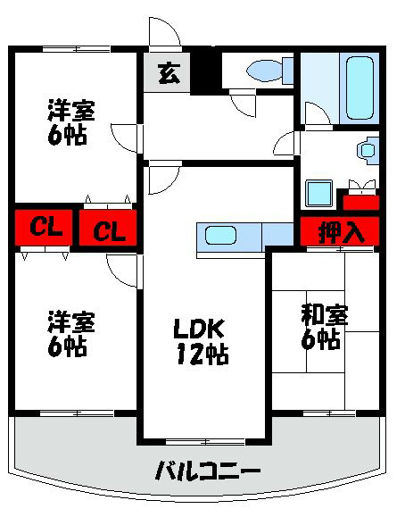 ドリームリマⅡ 間取り