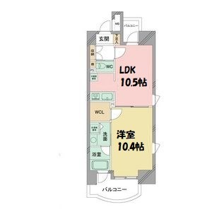 さくらＨｉｌｌｓ名駅ＮＯＲＴＨ 間取り図