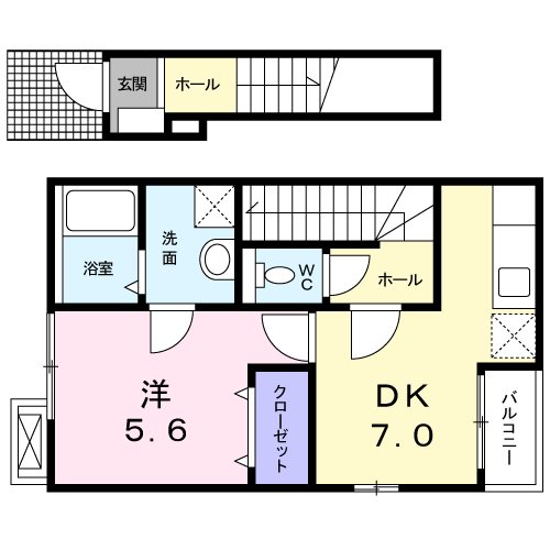 ファインヴィラ 203号室 間取り