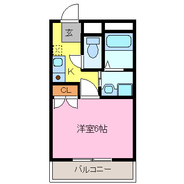 アンプルールフェールアルモニー  間取り図