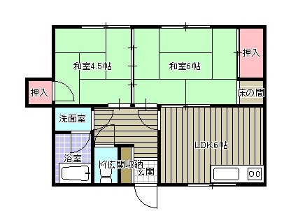 第三本村荘 間取り