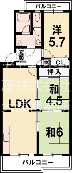 セリージェ24 間取り図