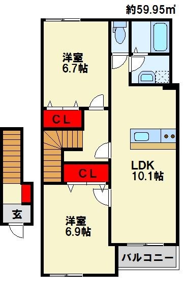 クレッシェンド 間取り
