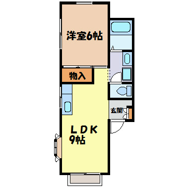 エステート八事Ａ棟 間取り図