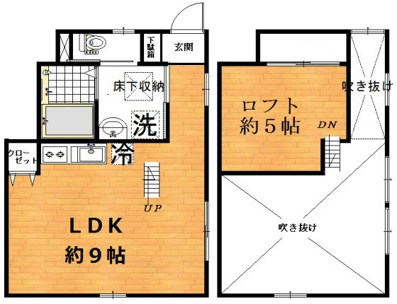 グリーンフラット初台 101号室 間取り