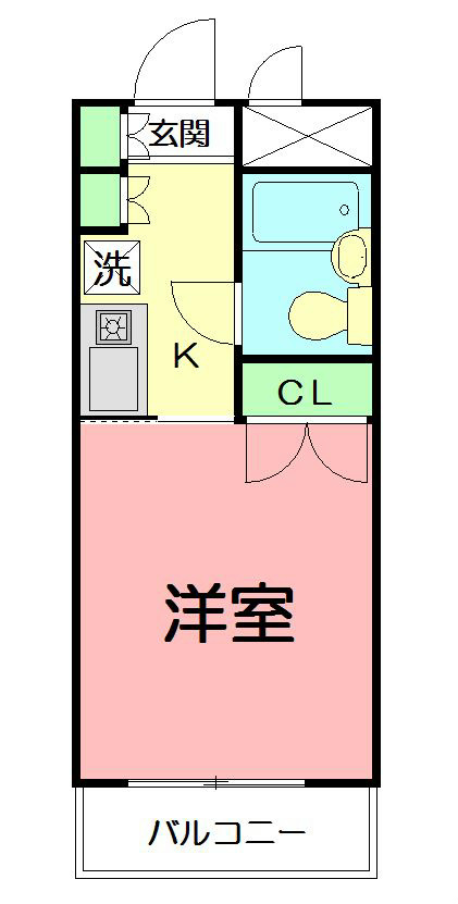 エストポルト 310号室 間取り