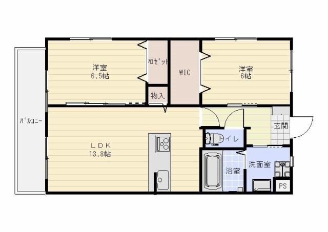 ロルベーア 202号室 間取り