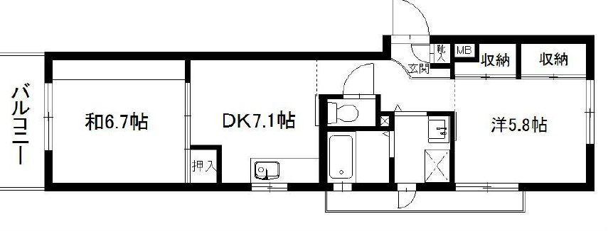 チームス大平台 間取り図