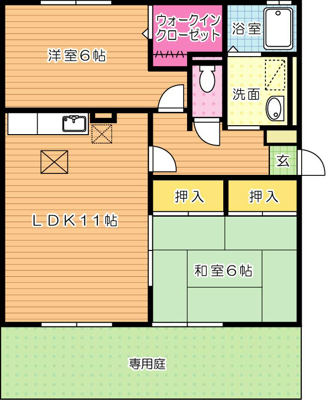 グランシャリオ　A棟 間取り図