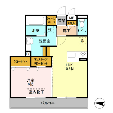 レーヴ　Ⅱ 間取り
