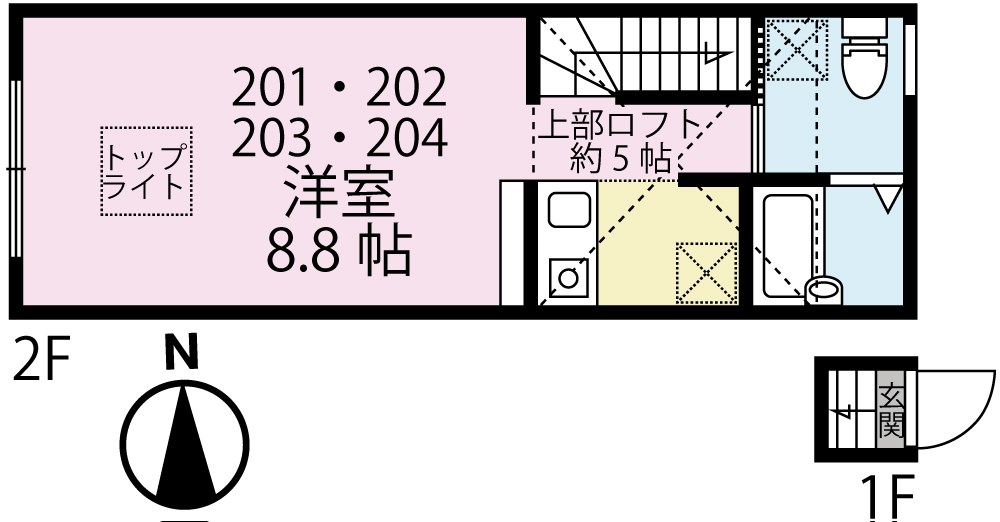 MINA NIJUKU 間取り