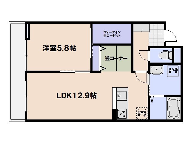 メゾンこころ　A棟 間取り