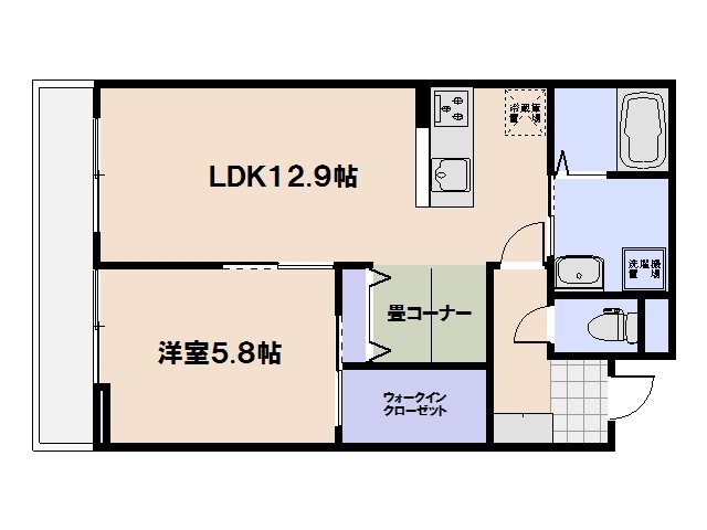メゾンこころ　A棟 間取り