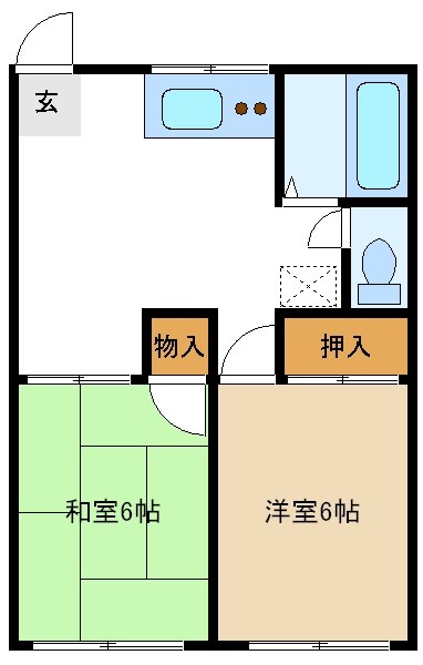 サンセリテ朝山（マンスリーマンション）　 間取り